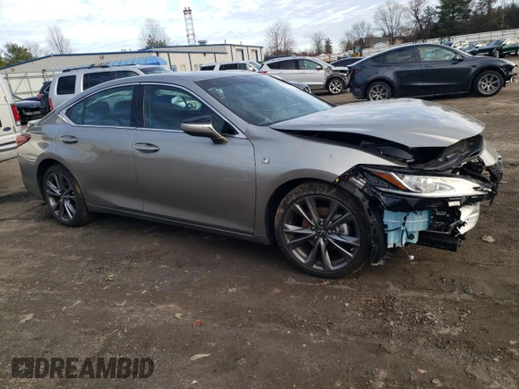 2021 Lexus ES with VIN 58AGZ1B10MU099163, listed as a Copart auction lot 86969034 with 12,612 mi miles and Salvage Title. Bid and sale history available at carsss.com. Image 4.