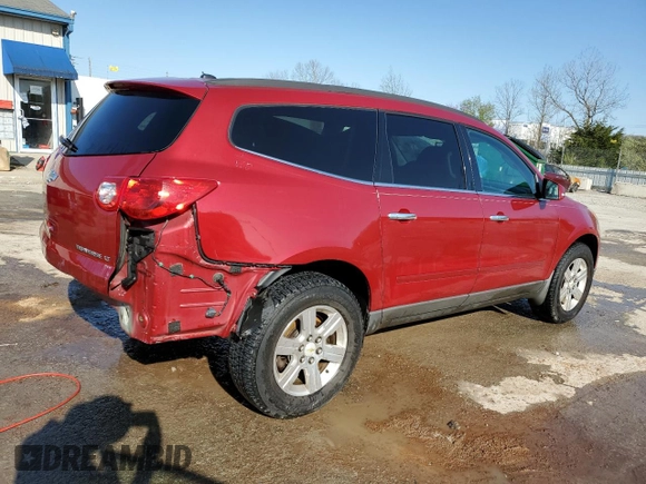 2012 Chevrolet Traverse 1LT z VIN 1GNKVGED1CJ128154, wystawiony jako Copart lot #51785665 z przebiegiem 177 899 mil mil oraz Nie do naprawy • Non repairable. Historia ofert i sprzedaży dostępna na DreamBid. Obrazek 3.
