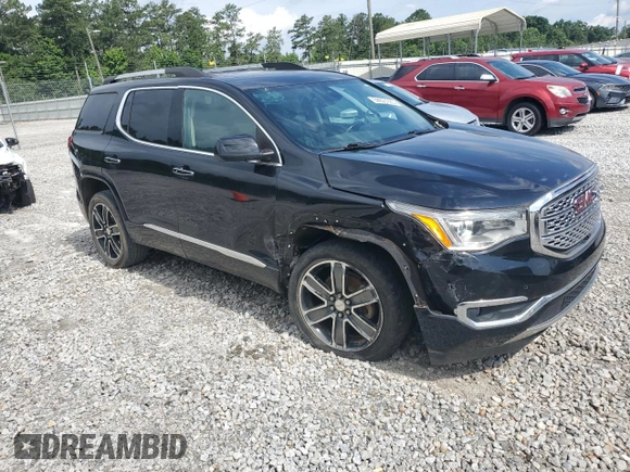 2017 GMC Acadia Denali with VIN 1GKKNPLS9HZ280478, listed as a Copart auction lot 59927225 with 78,210 mi miles and Salvage title. Bid and sale history available at DreamBid. Image 4.