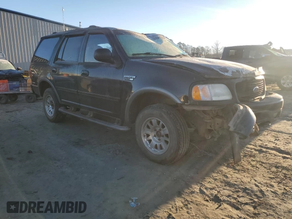 2000 Ford Expedition XLT with VIN 1FMRU1668YLA68761, listed as a Copart auction lot 88716735 with Not Provided miles and Salvage Title. Bid and sale history available at DreamBid. Image 4.