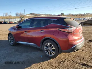 2017 Nissan Murano S with VIN 5N1AZ2MH4HN157353, listed as a Copart auction lot 86560284 with 46,234 mi miles and Salvage Title. Bid and sale history available at DreamBid. Image 2.