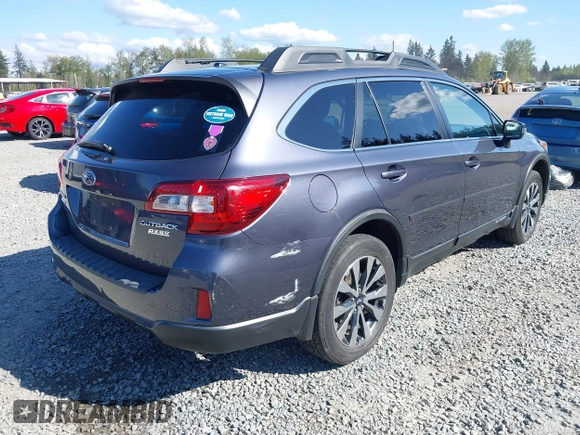 2015 Subaru Outback Limited with VIN 4S4BSAJC4F3254654, listed as a IAAI auction lot 42086936 with 114,340 mi miles and . Bid and sale history available at DreamBid. Image 4.