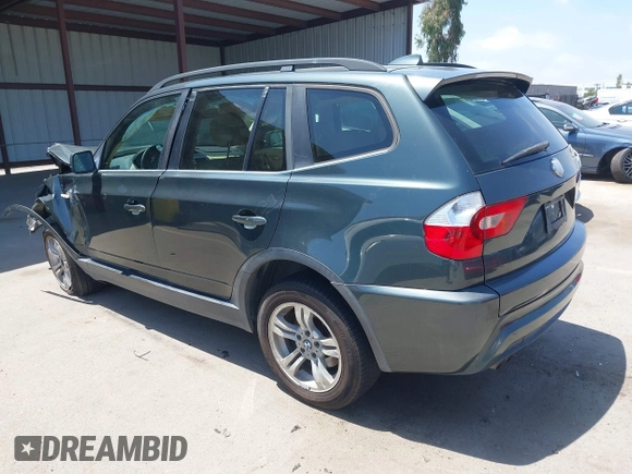 2006 BMW X3 3.0i with VIN WBXPA93486WG87612, listed as a IAAI auction lot 42354365 with 130,030 mi miles and . Bid and sale history available at DreamBid. Image 3.