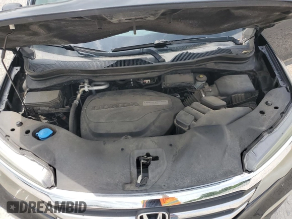 2017 Honda Pilot EX-L with VIN 5FNYF6H5XHB010939, listed as a Copart auction lot 59618625 with 178,375 mi miles and Salvage title. Bid and sale history available at DreamBid. Image 12.