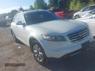 2007 Infiniti FX with VIN JNRAS08W07X206217, listed as a IAAI auction lot 42819646 with 205,235 mi miles and . Bid and sale history available at DreamBid. Image 1.