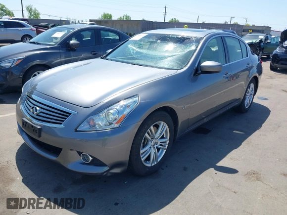 2015 Infiniti Q40 with VIN JN1CV6AP8FM580471, listed as a IAAI auction lot 42055612 with 64,494 mi miles. Bid and sale history available at carsss.com. Image 17.