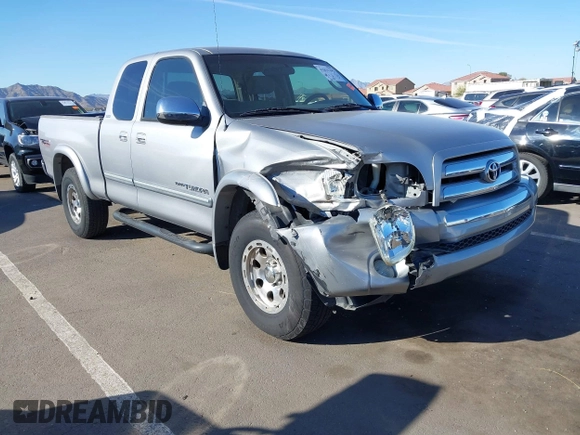 2003 Toyota Tundra SR5 with VIN 5TBBT44153S343360, listed as a IAAI auction lot 41831195 with 161,320 mi miles and . Bid and sale history available at DreamBid. Image 1.