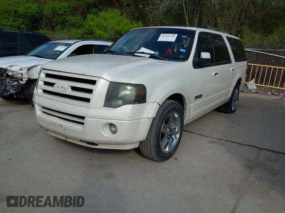2008 Ford Expedition EL Limited with VIN 1FMFK19538LA60899, listed as a IAAI auction lot 41919759 with 238,296 mi miles. Bid and sale history available at carsss.com. Image 2.