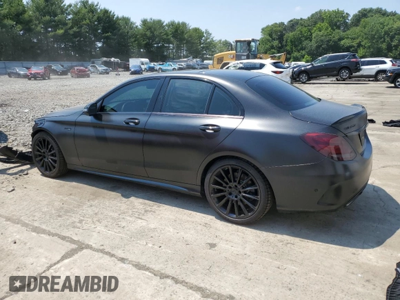 2017 Mercedes-Benz C 43 AMG with VIN 55SWF6EB7HU232029, listed as a Copart auction lot 59319684 with 86,479 mi miles and Salvage Title. Bid and sale history available at DreamBid. Image 2.