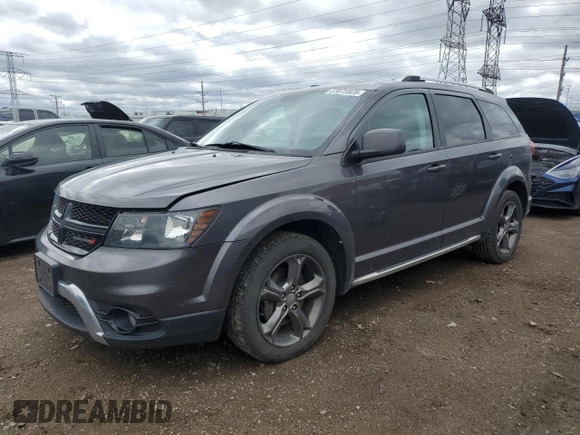2015 Dodge Journey Crossroad with VIN 3C4PDCGG5FT511920, listed as a Copart auction lot 53875925 with 221,856 mi miles and Clean Title. Bid and sale history available at DreamBid. Image 1.