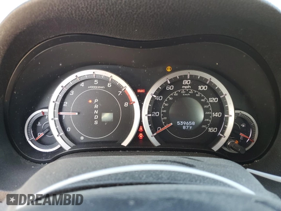 2011 Acura TSX with VIN JH4CU2F60BC012688, listed as a Copart auction lot 50041665 with 539,658 mi miles and Salvage title. Bid and sale history available at DreamBid. Image 9.
