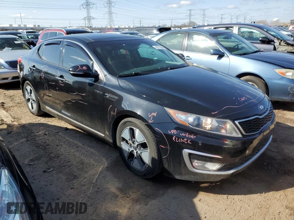 2013 Kia Optima Hybrid EX with VIN KNAGM4AD4D5054421, listed as a Copart auction lot 50776945 with 137,452 mi miles and Salvage Title. Bid and sale history available at carsss.com. Image 4.