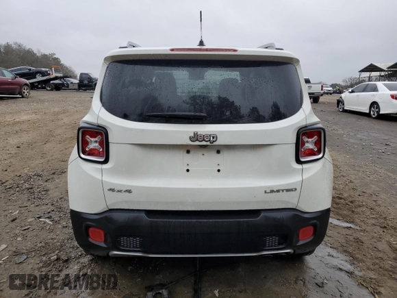 2015 Jeep Renegade Limited with VIN ZACCJBDT6FPC22927, listed as a Copart auction lot 42836765 with 142,787 mi miles and Salvage Title. Bid and sale history available at DreamBid. Image 6.