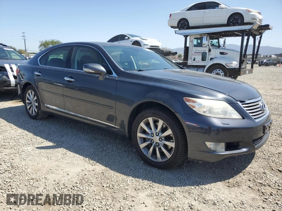 2010 Lexus LS 460 with VIN JTHBL5EF8A5094271, listed as a Copart auction lot 50662095 with 172,225 mi miles and Salvage Title. Bid and sale history available at DreamBid. Image 4.