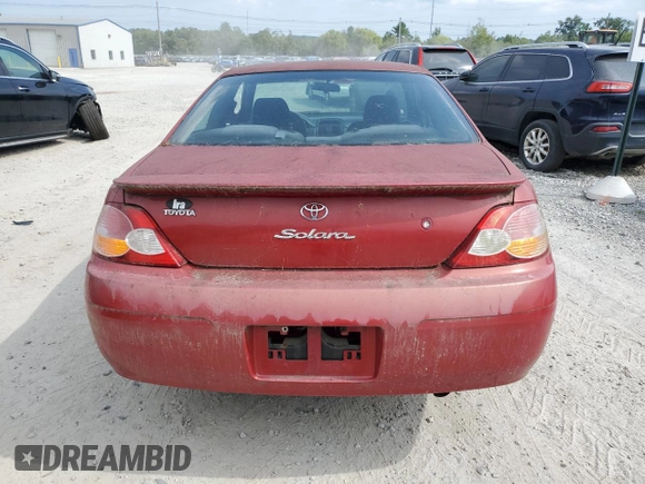 2002 Toyota Solara SE with VIN 2T1CE22P82C010837, listed as a Copart auction lot 69144004 with 93,688 mi miles and Non Repairable. Bid and sale history available at carsss.com. Image 6.