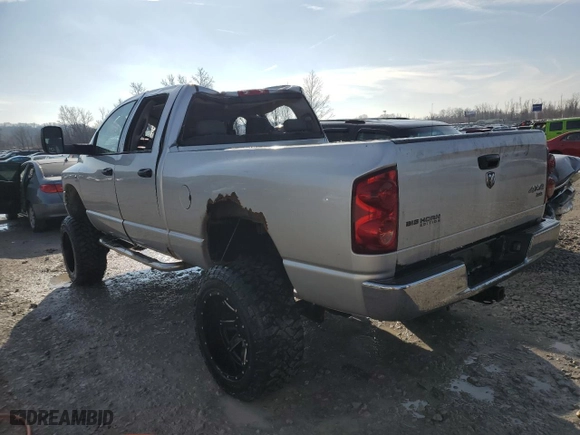 2007 Dodge Ram 2500 Laramie with VIN 3D7KS28C87G737651, listed as a Copart auction lot 85561034 with 168,606 mi miles and Salvage Title. Bid and sale history available at carsss.com. Image 2.