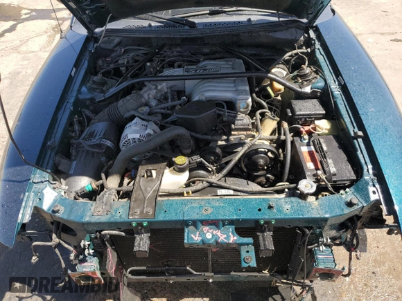 1995 Ford Mustang GT with VIN 1FALP42T5SF103346, listed as a Copart auction lot 56422635 with 31,616 mi miles and Salvage title. Bid and sale history available at DreamBid. Image 11.