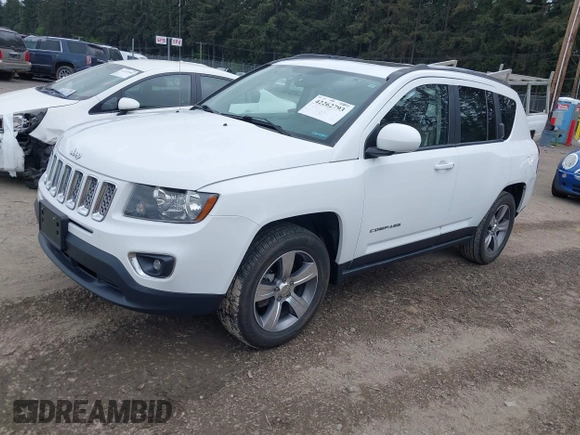 2017 Jeep Compass High Altitude with VIN 1C4NJDEB7HD178187, listed as a IAAI auction lot 42262793 with 144,505 mi miles and . Bid and sale history available at DreamBid. Image 2.