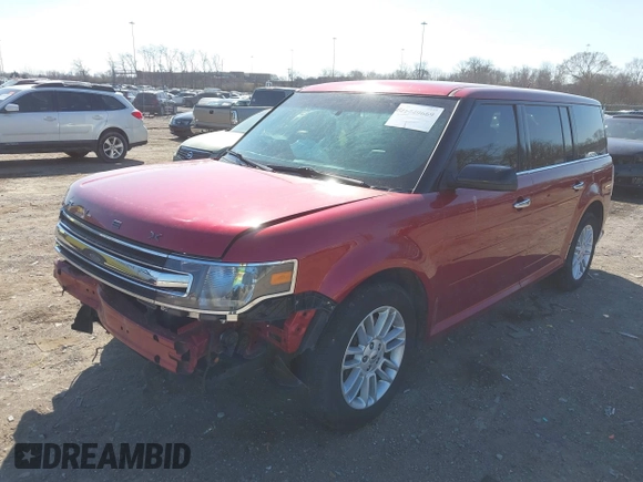 2015 Ford Flex SEL with VIN 2FMGK5C82FBA10250, listed as a IAAI auction lot 41749669 with 143,607 mi miles. Bid and sale history available at carsss.com. Image 2.