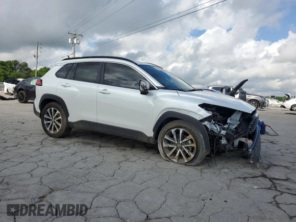 2024 Toyota Corolla Cross XLE with VIN 7MUDAAAGXRV116208, listed as a Copart auction lot 54705515 with 8,557 mi miles and Salvage title. Bid and sale history available at DreamBid. Image 4.