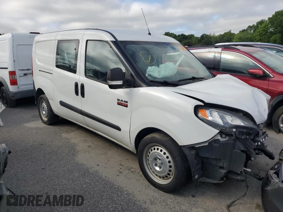 2018 Ram ProMaster City Cargo Tradesman with VIN ZFBERFAB6J6L02358, listed as a Copart auction lot 52919274 with 73,112 mi miles and . Bid and sale history available at DreamBid. Image 4.