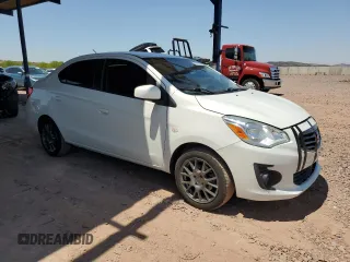 2017 Mitsubishi Mirage ES with VIN ML32F3FJ7HHF10373, listed as a Copart auction lot 60353785 with 67,439 mi miles and Salvage title. Bid and sale history available at DreamBid. Image 4.
