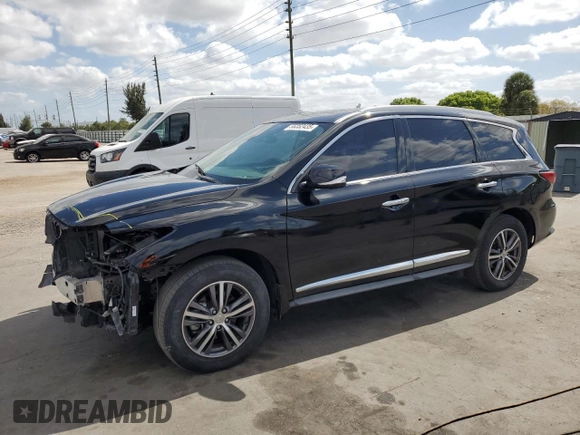 2019 Infiniti QX60 Pure with VIN 5N1DL0MN9KC560398, listed as a Copart auction lot 55352435 with 31,868 mi miles and Clean title. Bid and sale history available at DreamBid. Image 1.