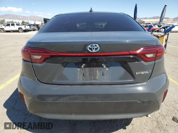 2023 Toyota Corolla Hybrid LE with VIN JTDBCMFE7P3004761, listed as a Copart auction lot 52086465 with 17,073 mi miles and Salvage Title. Bid and sale history available at carsss.com. Image 6.
