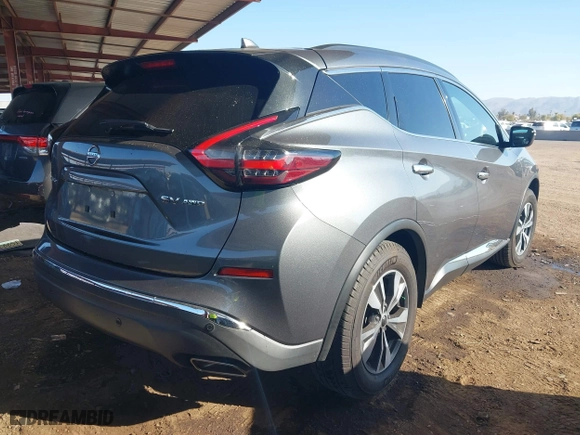 2020 Nissan Murano SV with VIN 5N1AZ2BS5LN106127, listed as a IAAI auction lot 41481158 with 96,515 mi miles. Bid and sale history available at carsss.com. Image 4.