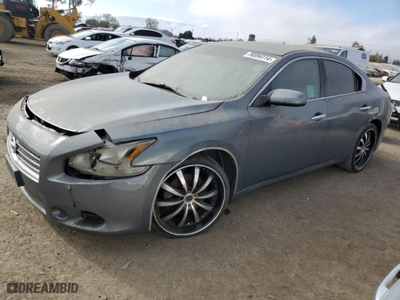 2010 Nissan Maxima 3.5 SV w/Premium Pkg with VIN 1N4AA5AP6AC854913, listed as a Copart auction lot 76594114 with 184,209 mi miles and Clean Title. Bid and sale history available at carsss.com. Image 1.