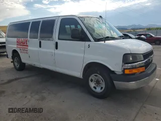2016 Chevrolet Express Passenger LT with VIN 1GAZGPFG5G1270709, listed as a Copart auction lot 64763585 with 155,425 mi miles and Clean title. Bid and sale history available at DreamBid. Image 4.