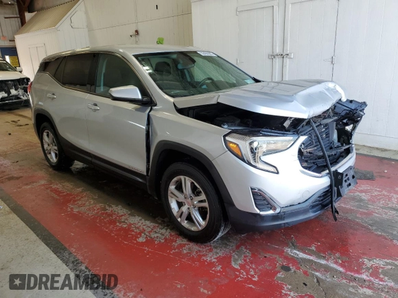 2020 GMC Terrain SLE with VIN 3GKALTEV1LL187312, listed as a Copart auction lot 59490985 with 40,359 mi miles and Salvage title. Bid and sale history available at DreamBid. Image 4.