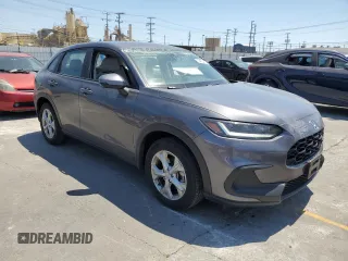 2023 Honda HR-V LX with VIN 3CZRZ1H34PM729931, listed as a Copart auction lot 59405465 with 24,375 mi miles and Salvage title. Bid and sale history available at DreamBid. Image 4.