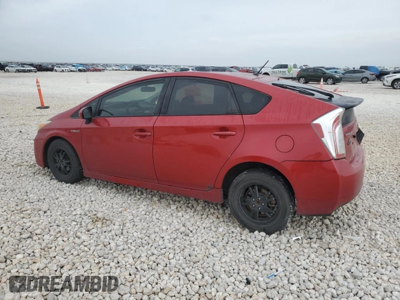 2013 Toyota Prius One with VIN JTDKN3DU3D5555123, listed as a Copart auction lot 50601635 with 206,210 mi miles and Salvage Title. Bid and sale history available at carsss.com. Image 2.