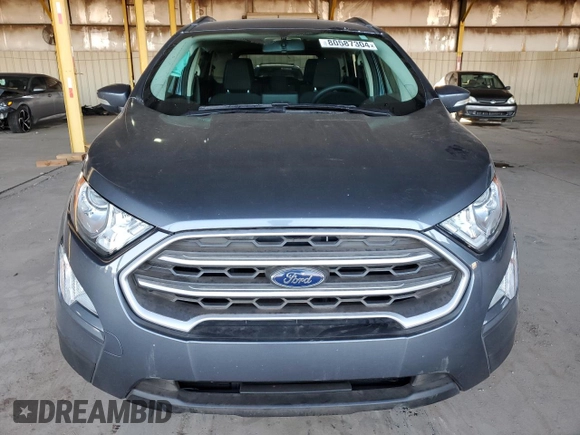 2021 Ford EcoSport SE z VIN MAJ3S2GEXMC436224, wystawiony jako Copart lot #80587304 z przebiegiem 35 625 mil mil oraz Szkoda całkowita • Salvage title. Historia ofert i sprzedaży dostępna na DreamBid. Obrazek 5.