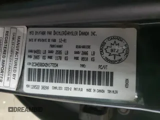 2002 Chrysler 300M M z VIN 2C3HE66GX2H177234, wystawiony jako Copart lot #77024884 z przebiegiem 73 986 mil mil oraz Szkoda całkowita • Salvage title. Historia ofert i sprzedaży dostępna na DreamBid. Obrazek 12.