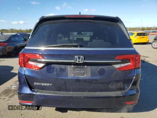 2023 Honda Odyssey EX-L with VIN 5FNRL6H65PB034599, listed as a Copart auction lot 44299035 with 22,817 mi miles and Salvage Title. Bid and sale history available at carsss.com. Image 6.
