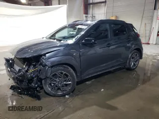 2022 Hyundai Kona N Line z VIN KM8K3CA39NU872991, wystawiony jako Copart lot #41790735 z przebiegiem 47 090 mil mil oraz Szkoda całkowita • Salvage title. Historia ofert i sprzedaży dostępna na DreamBid. Obrazek 1.