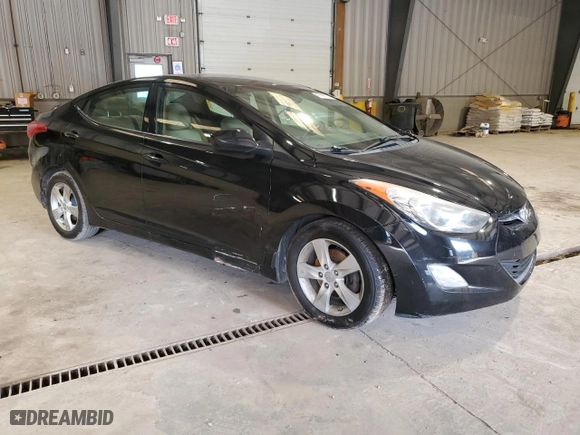 2013 Hyundai Elantra GLS PZEV with VIN KMHDH4AE9DU628757, listed as a Copart auction lot 47499785 with 102,771 mi miles and Salvage Title. Bid and sale history available at carsss.com. Image 4.