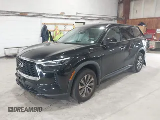 2024 Infiniti QX60 Pure with VIN 5N1DL1ES9RC335970, listed as a IAAI auction lot 42210949 with 17,345 mi miles and . Bid and sale history available at DreamBid. Image 2.