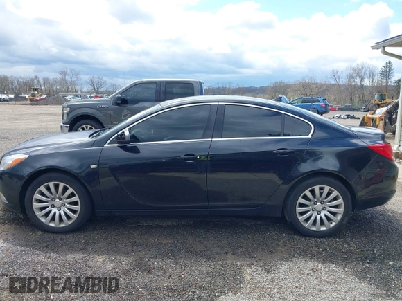 2011 Buick Regal CXL RL4 with VIN W04GS5EC5B1107772, listed as a IAAI auction lot 42044650 with 143,670 mi miles. Bid and sale history available at carsss.com. Image 14.