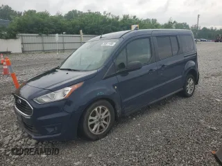 2019 Ford Transit Connect XLT with VIN NM0GE9F27K1393454, listed as a Copart auction lot 59511185 with 79,847 mi miles and Salvage title. Bid and sale history available at DreamBid. Image 1.