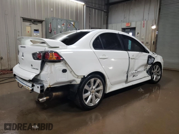 2014 Mitsubishi Lancer GT with VIN JA32U8FWXEU023131, listed as a Copart auction lot 44616945 with 84,977 mi miles and Salvage Title. Bid and sale history available at carsss.com. Image 3.
