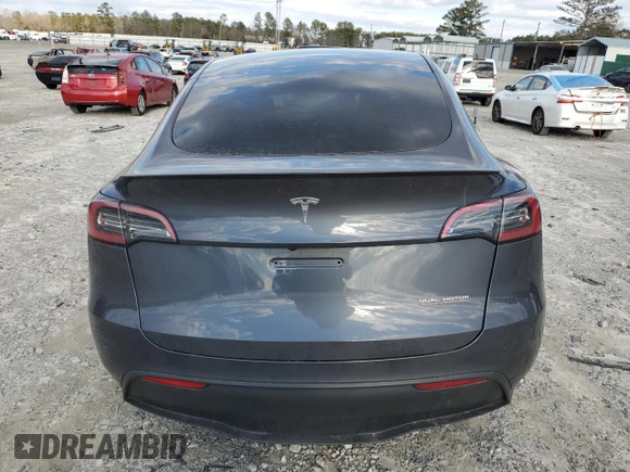 2023 Tesla Model Y Performance with VIN 7SAYGDEF4PF920859, listed as a Copart auction lot 89136705 with 8,148 mi miles and Salvage Title. Bid and sale history available at DreamBid. Image 6.