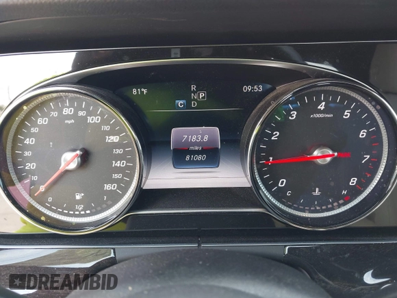 2019 Mercedes-Benz E 300 with VIN WDDZF4JBXKA504054, listed as a IAAI auction lot 42030792 with 81,080 mi miles and . Bid and sale history available at DreamBid. Image 7.
