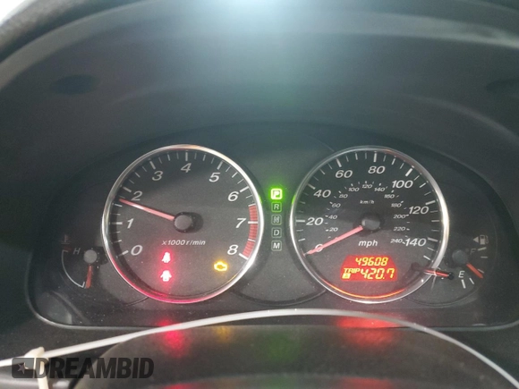 2007 Mazda 6 i Touring with VIN 1YVHP80C775M55684, listed as a Copart auction lot 50104955 with 49,608 mi miles and Salvage Title. Bid and sale history available at DreamBid. Image 9.