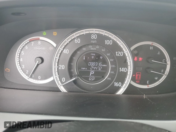 2017 Honda Accord LX with VIN 1HGCR2F39HA003566, listed as a Copart auction lot 52650775 with 88,316 mi miles and Salvage Title. Bid and sale history available at carsss.com. Image 9.