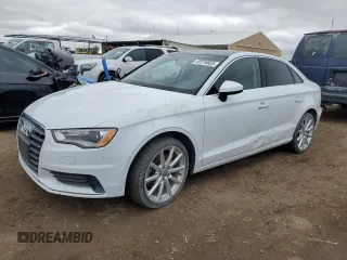 2015 Audi A3 2.0T Premium Plus with VIN WAUEFGFF9F1046967, listed as a Copart auction lot 52016855 with 62,268 mi miles and Clean Title. Bid and sale history available at carsss.com. Image 1.