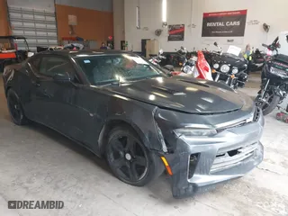 2017 Chevrolet Camaro 1LT with VIN 1G1FB1RX3H0107445, listed as a IAAI auction lot 41623964 with 112,901 mi miles. Bid and sale history available at carsss.com. Image 1.