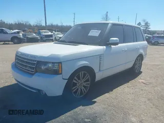 2012 Land Rover Range Rover HSE Lux with VIN SALMF1D49CA379073, listed as a IAAI auction lot 41477902 with 150,534 mi miles and . Bid and sale history available at DreamBid. Image 2.